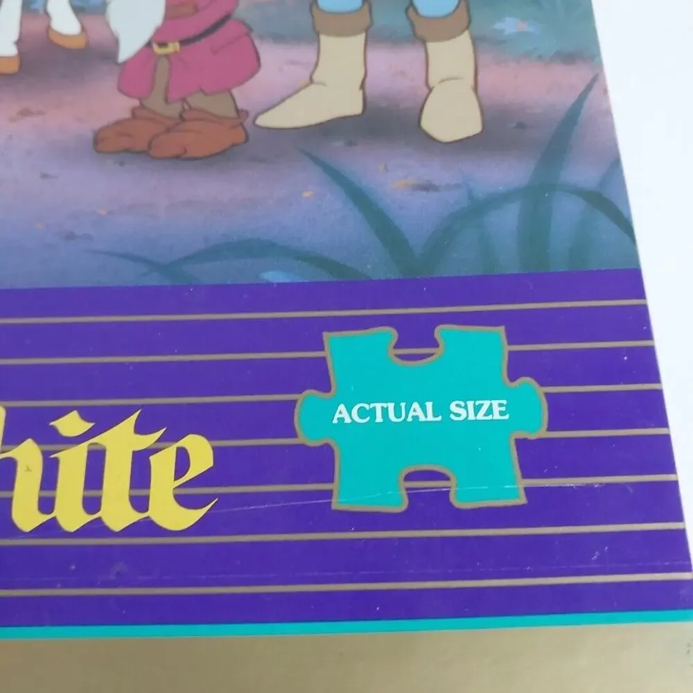 Golden Premier Puzzle Walt Disney Snow White 250 Piece Puzzle NIB Dwarfs Classic